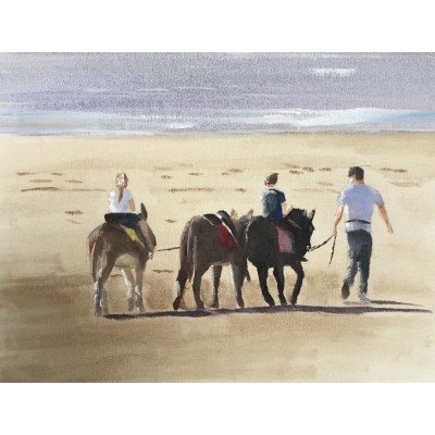 Donkey Ride Art PRINT signed art print from oil painting by James Coates   122676040760